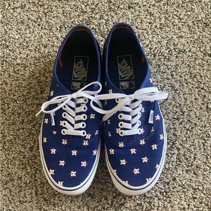 Authentic MLB Astros Vans. Size 9.